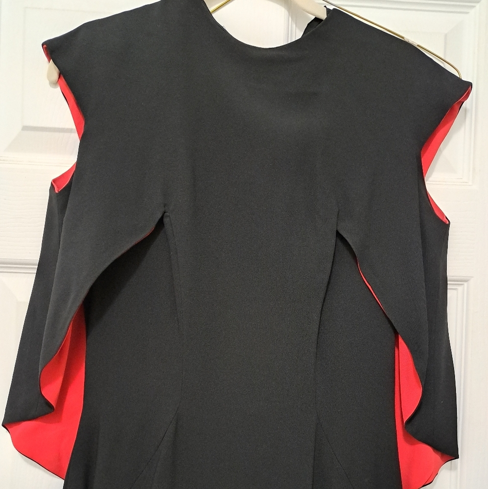Sleek vintage black dress